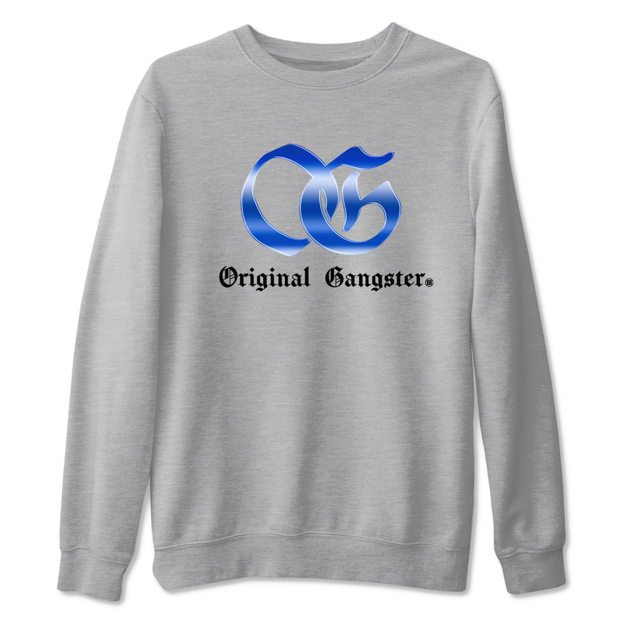 Air Foamposite One Royal Shirts To Match Jordans OG Gangster Sneaker Shirts Air Foamposite One Royal SNRT Sneaker Release Tees Unisex Cotton Crew Neck Heather Grey 2 crew neck shirts