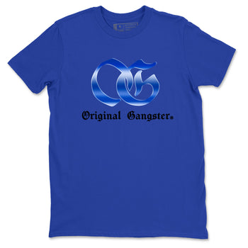 Air Foamposite One Royal Shirts To Match Jordans OG Gangster Sneaker Shirts Air Foamposite One Royal SNRT Sneaker Release Tees Unisex Cotton Crew Neck Royal Blue 2 crew neck shirts