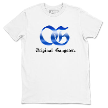 Air Foamposite One Royal Shirts To Match Jordans OG Gangster Sneaker Shirts Air Foamposite One Royal SNRT Sneaker Release Tees Unisex Cotton Crew Neck White 2 crew neck shirts
