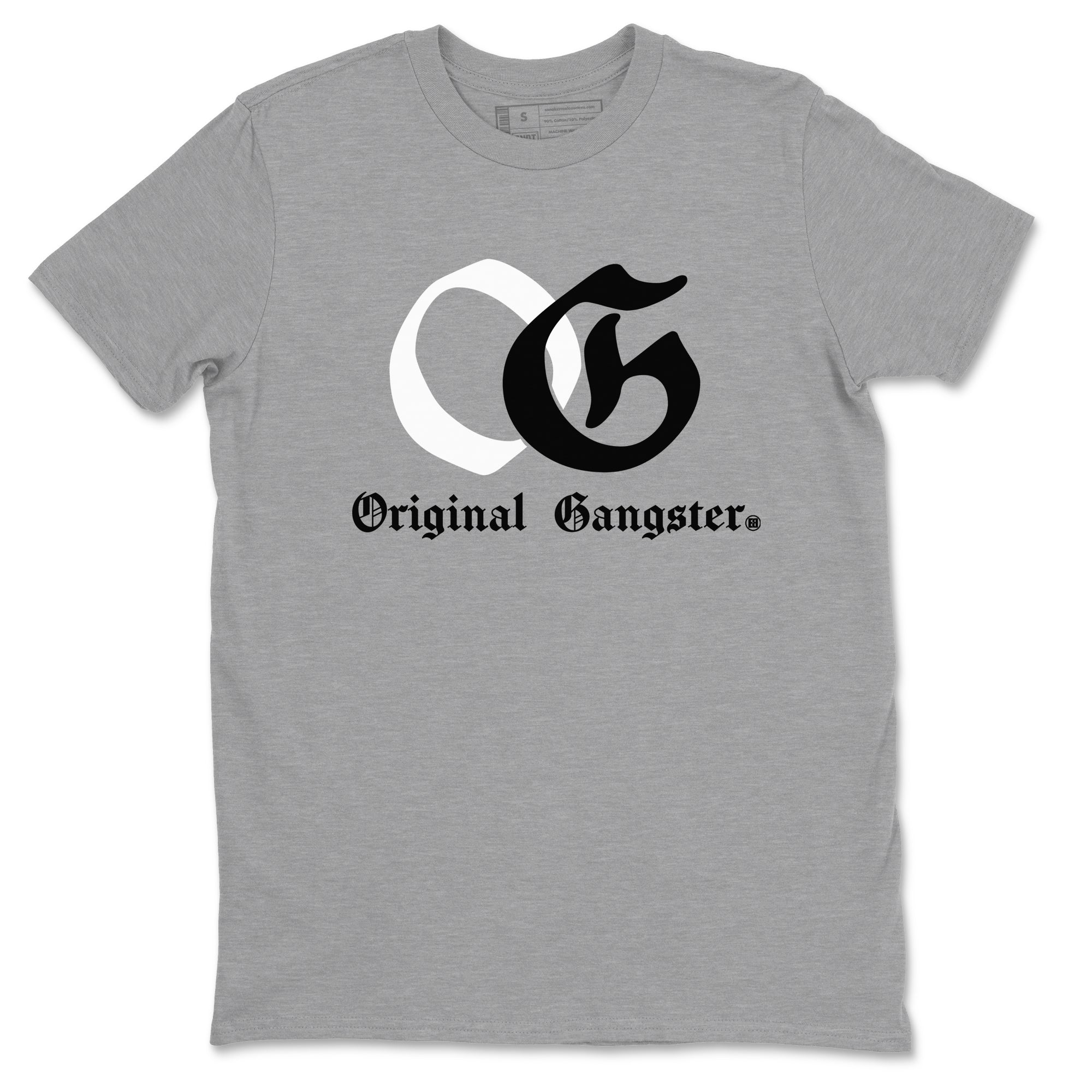 1s Wolf Grey Shirts To Match Jordans OG Original Gangster Sneaker Match Tees Air Jordan 1 Low OG Wolf Grey SNRT Sneaker Release Tees Streetwear Clothing brand Heather Grey 2 unisex cotton tee