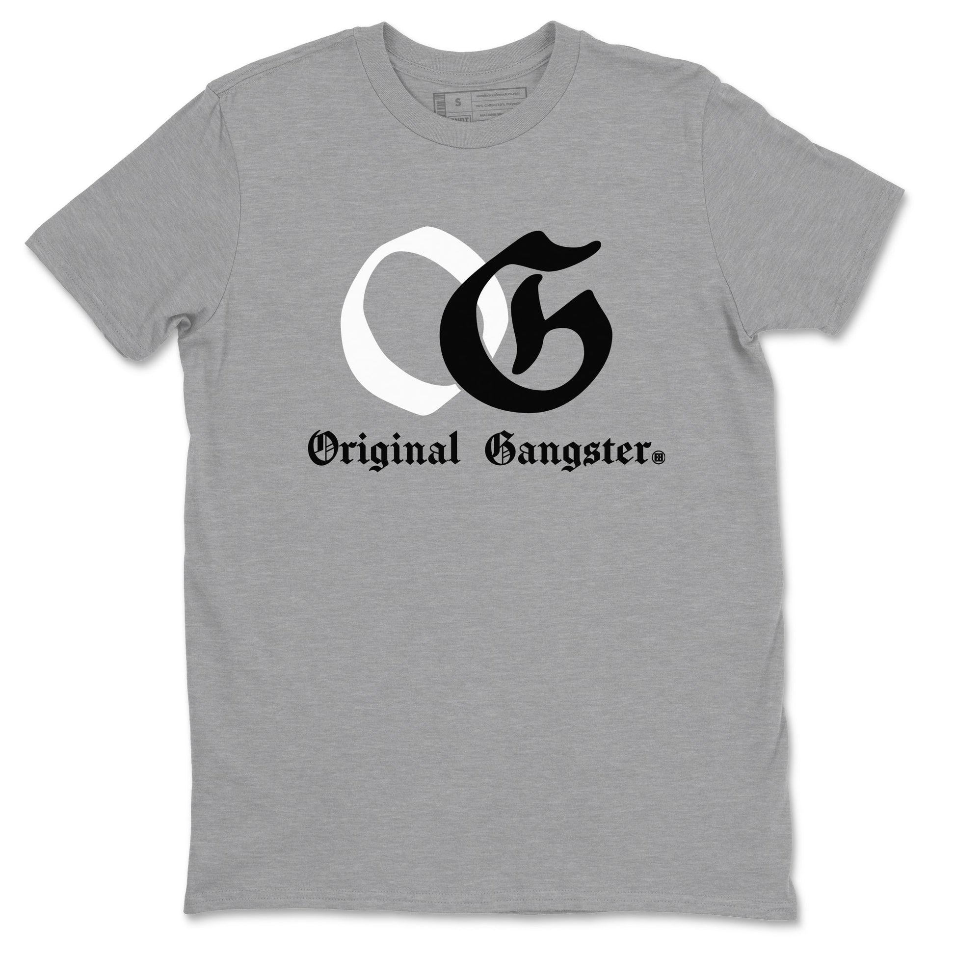1s Wolf Grey Shirts To Match Jordans OG Original Gangster Sneaker Match Tees Air Jordan 1 Low OG Wolf Grey SNRT Sneaker Release Tees Streetwear Clothing brand Heather Grey 2 unisex cotton tee