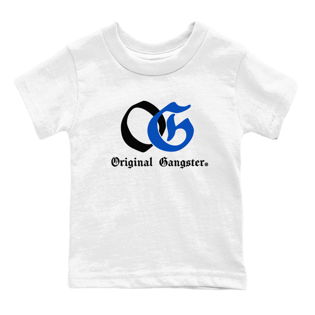 1s Game Royal shirts to match jordans OG Original Gangster sneaker match tees Air Jordan 1 Retro Low OG Game Royal match shoes to clothes SNRT Sneaker Tees Youth Baby White 2 tee