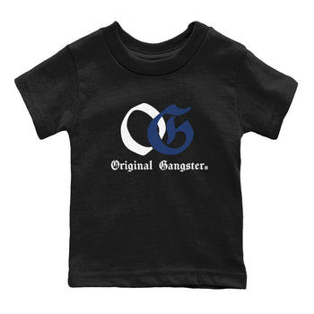 1s Midnight Navy shirts to match jordans OG Original Gangster sneaker match tees Air Jordan 1 Midnight Navy match shoes to clothes SNRT Sneaker Tees Youth Baby Black 2 tee