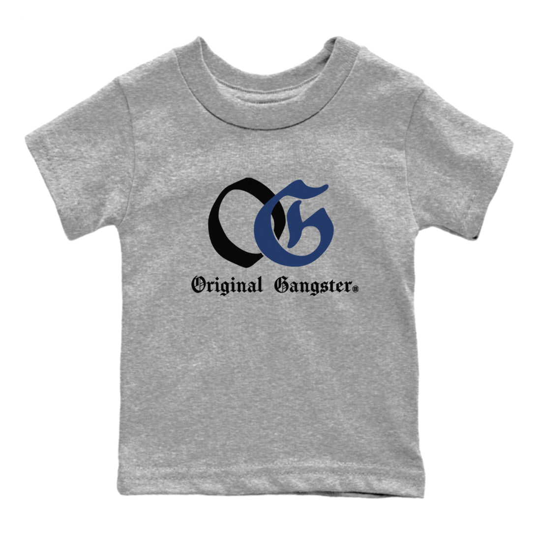 1s Midnight Navy shirts to match jordans OG Original Gangster sneaker match tees Air Jordan 1 Midnight Navy match shoes to clothes SNRT Sneaker Tees Youth Baby Heather Grey 2 tee