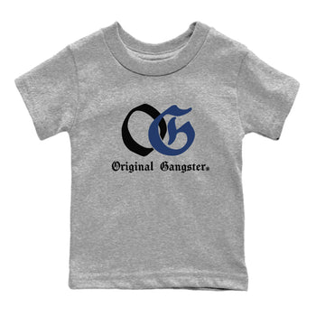 1s Midnight Navy shirts to match jordans OG Original Gangster sneaker match tees Air Jordan 1 Midnight Navy match shoes to clothes SNRT Sneaker Tees Youth Baby Heather Grey 2 tee