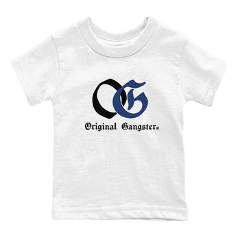 1s Midnight Navy shirts to match jordans OG Original Gangster sneaker match tees Air Jordan 1 Midnight Navy match shoes to clothes SNRT Sneaker Tees Youth Baby White 2 tee