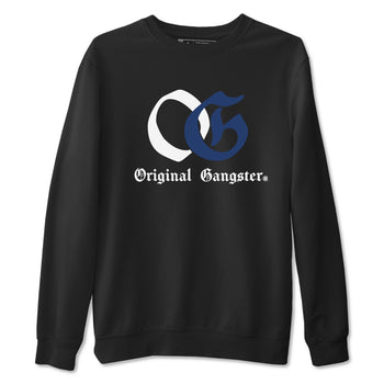1s Midnight Navy shirts to match jordans OG Original Gangster sneaker match tees Air Jordan 1 Midnight Navy match shoes to clothes SNRT Sneaker Tees unisex cotton Black 2 shirts