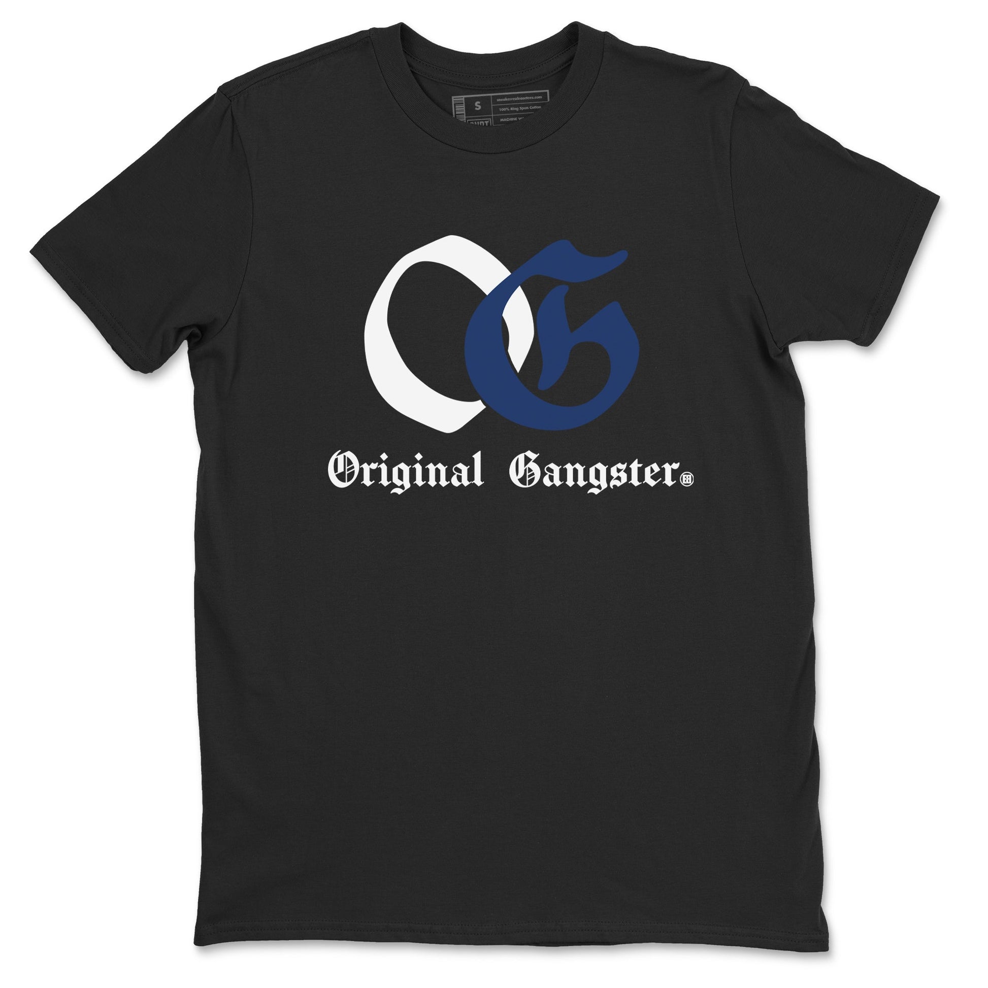 1s Midnight Navy shirts to match jordans OG Original Gangster sneaker match tees Air Jordan 1 Midnight Navy match shoes to clothes SNRT Sneaker Tees unisex cotton Black 2 shirts
