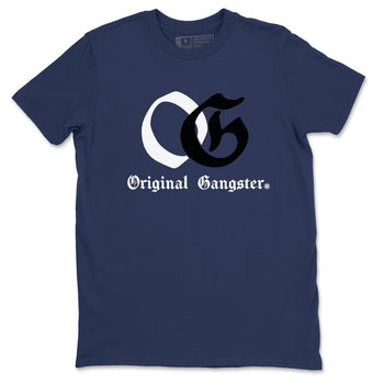 1s Midnight Navy shirts to match jordans OG Original Gangster sneaker match tees Air Jordan 1 Midnight Navy match shoes to clothes SNRT Sneaker Tees unisex cotton Navy 2 shirts