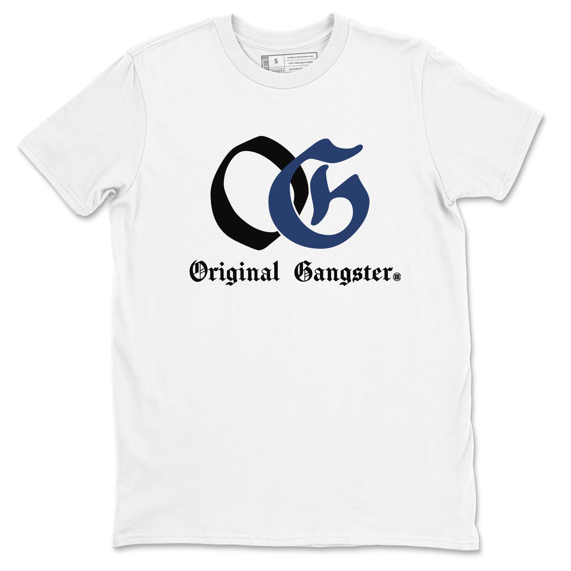 1s Midnight Navy shirts to match jordans OG Original Gangster sneaker match tees Air Jordan 1 Midnight Navy match shoes to clothes SNRT Sneaker Tees unisex cotton White 2 shirts