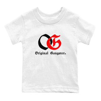 11s Bred Velvet shirts to match jordans OG Original Gangster sneaker match tees Air Jordan 11 Bred Velvet SNRT Sneaker Release Tees Youth Baby White 2 crew neck shirts