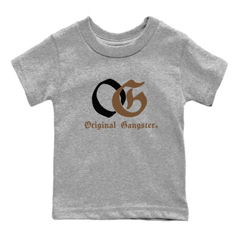 Jordan Jumpman Jack TR Travis Scott Dark Mocha shirts to match jordans OG Original Gangster sneaker match tees Jordan Jumpman Jack Travis Scott Dark Mocha match shoes to clothes SNRT Sneaker Tees Youth Baby Heather Grey 2 tee