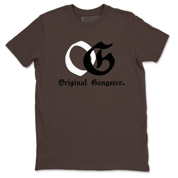 Jordan Jumpman Jack TR Travis Scott Dark Mocha shirts to match jordans OG Original Gangster sneaker match tees Jordan Jumpman Jack Travis Scott Dark Mocha match shoes to clothes SNRT Sneaker Tees unisex cotton Dark Chocolate 2 shirts