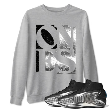 Adidas AE 1 Silver Metallic shirts to match jordans Ones sneaker match tees AE 1 Silver Metallic match shoes to clothes SNRT Sneaker Tees unisex cotton Heather Grey 1 shirts