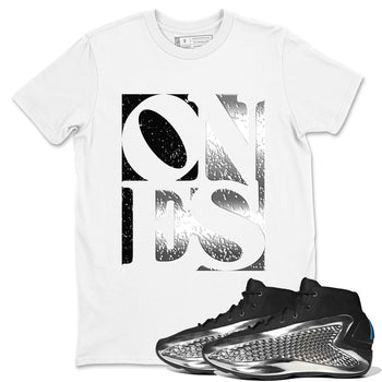 Adidas AE 1 Silver Metallic shirts to match jordans Ones sneaker match tees AE 1 Silver Metallic match shoes to clothes SNRT Sneaker Tees unisex cotton White 1 shirts