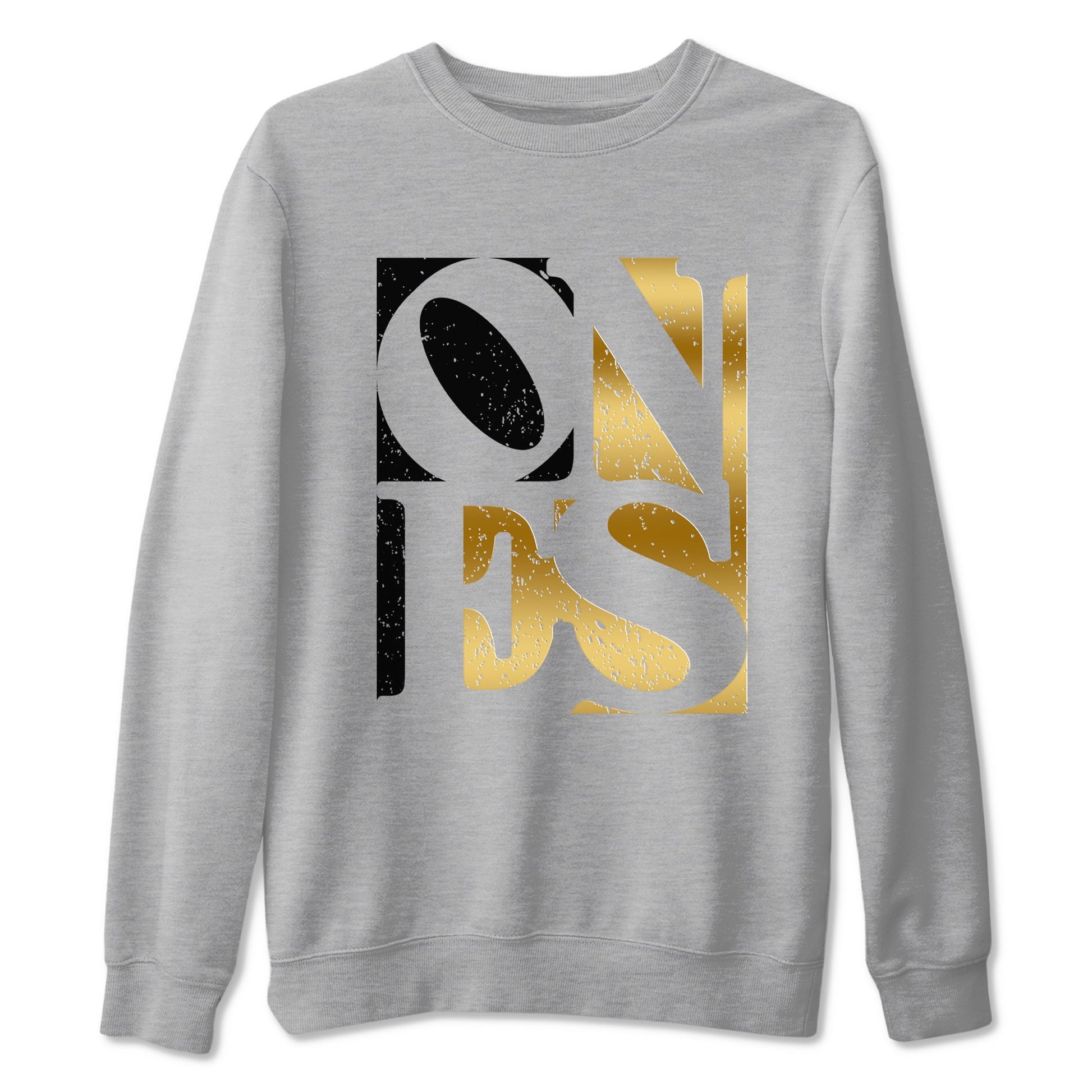 Air Jordan 1 High OG Black Metallic Gold shirts to match jordans Ones sneaker match tees Air Jordan 1 Retrp Black Metallic Gold Sneaker Shirts SNRT Sneaker Tees streetwear brand Heather Grey 2 unisex cotton tee