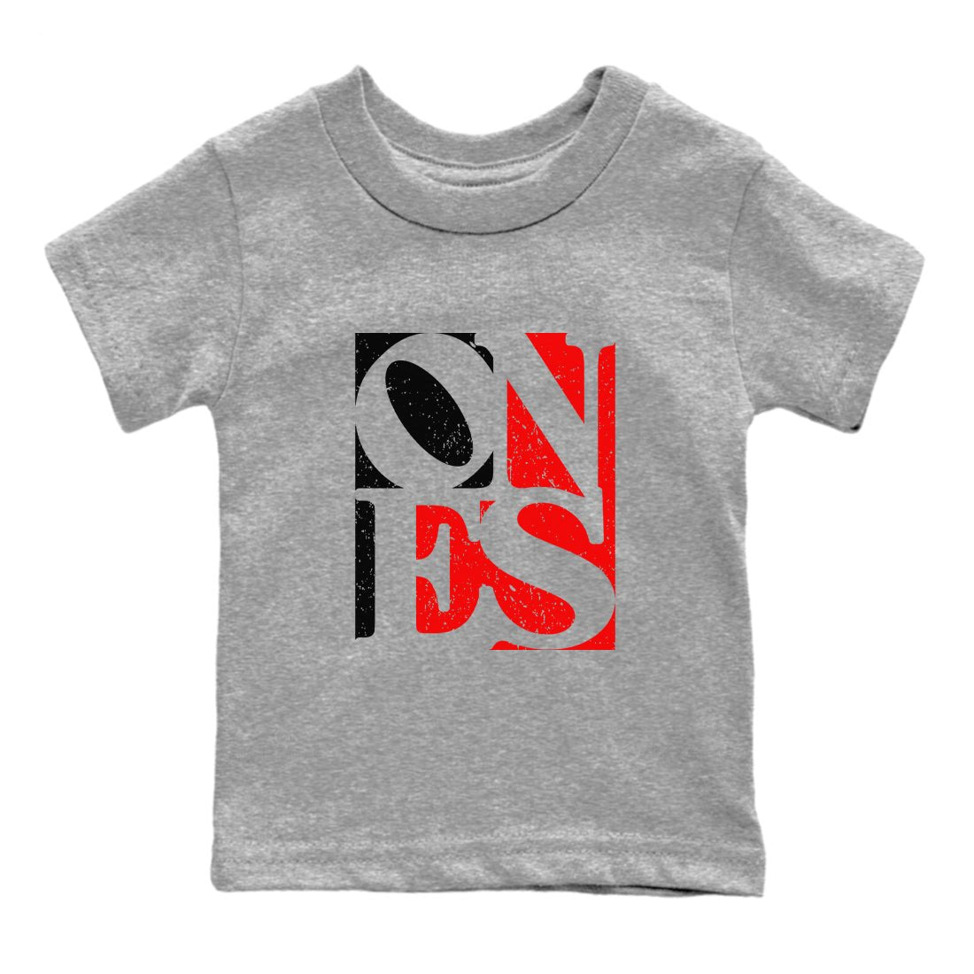 Air Jordan 1 High OG Black Toe Reimagined shirts to match jordans Ones sneaker match tees 1s Black Toe Reimagined Sneaker Shirts SNRT Sneaker Tees streetwear brand Baby and Youth Heather Grey 2 cotton tee