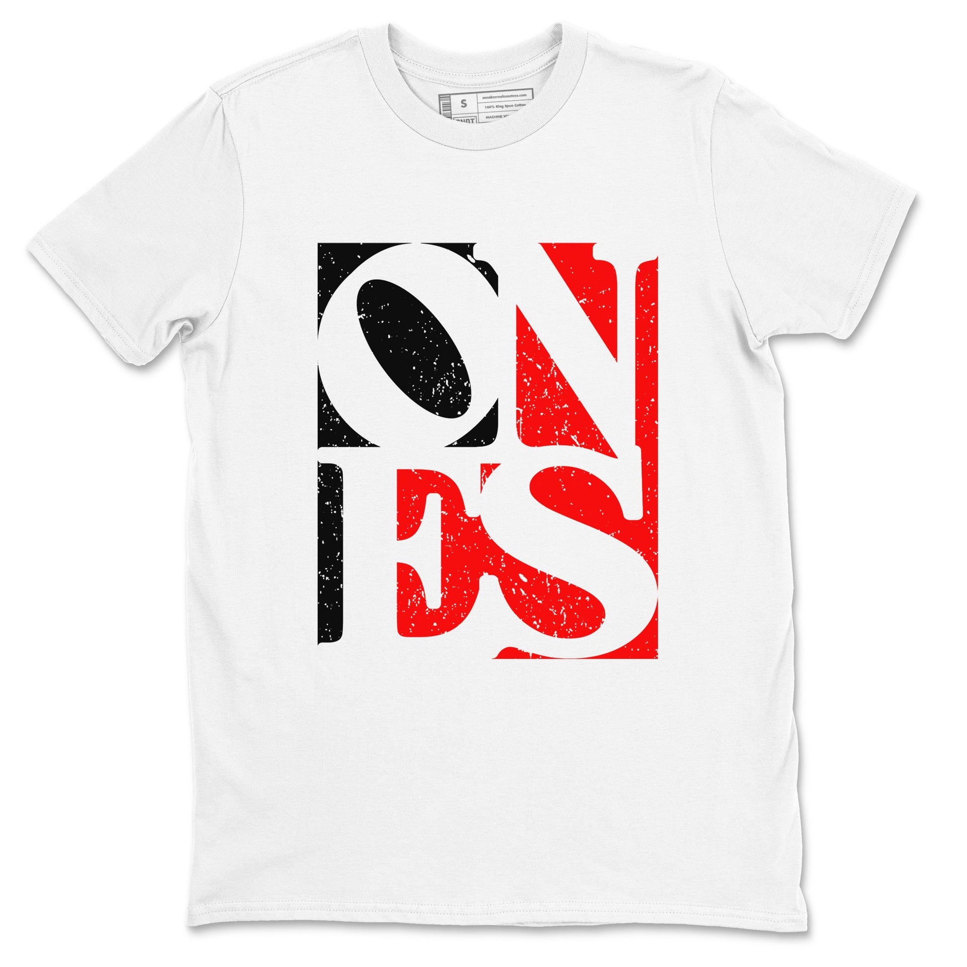 Air Jordan 1 High OG Black Toe Reimagined shirts to match jordans Ones sneaker match tees 1s Black Toe Reimagined Sneaker Shirts SNRT Sneaker Tees streetwear brand White 2 unisex cotton tee