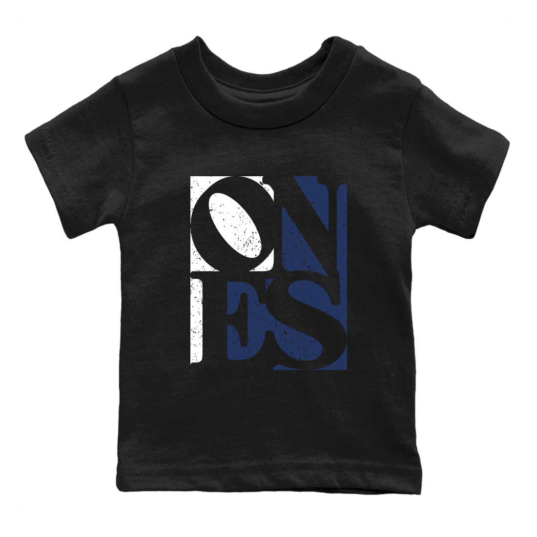 1s Midnight Navy shirts to match jordans Ones sneaker match tees Air Jordan 1 Midnight Navy match shoes to clothes SNRT Sneaker Tees Youth Baby Black 2 tee
