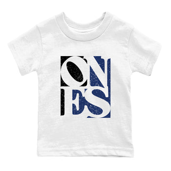 1s Midnight Navy shirts to match jordans Ones sneaker match tees Air Jordan 1 Midnight Navy match shoes to clothes SNRT Sneaker Tees Youth Baby White 2 tee