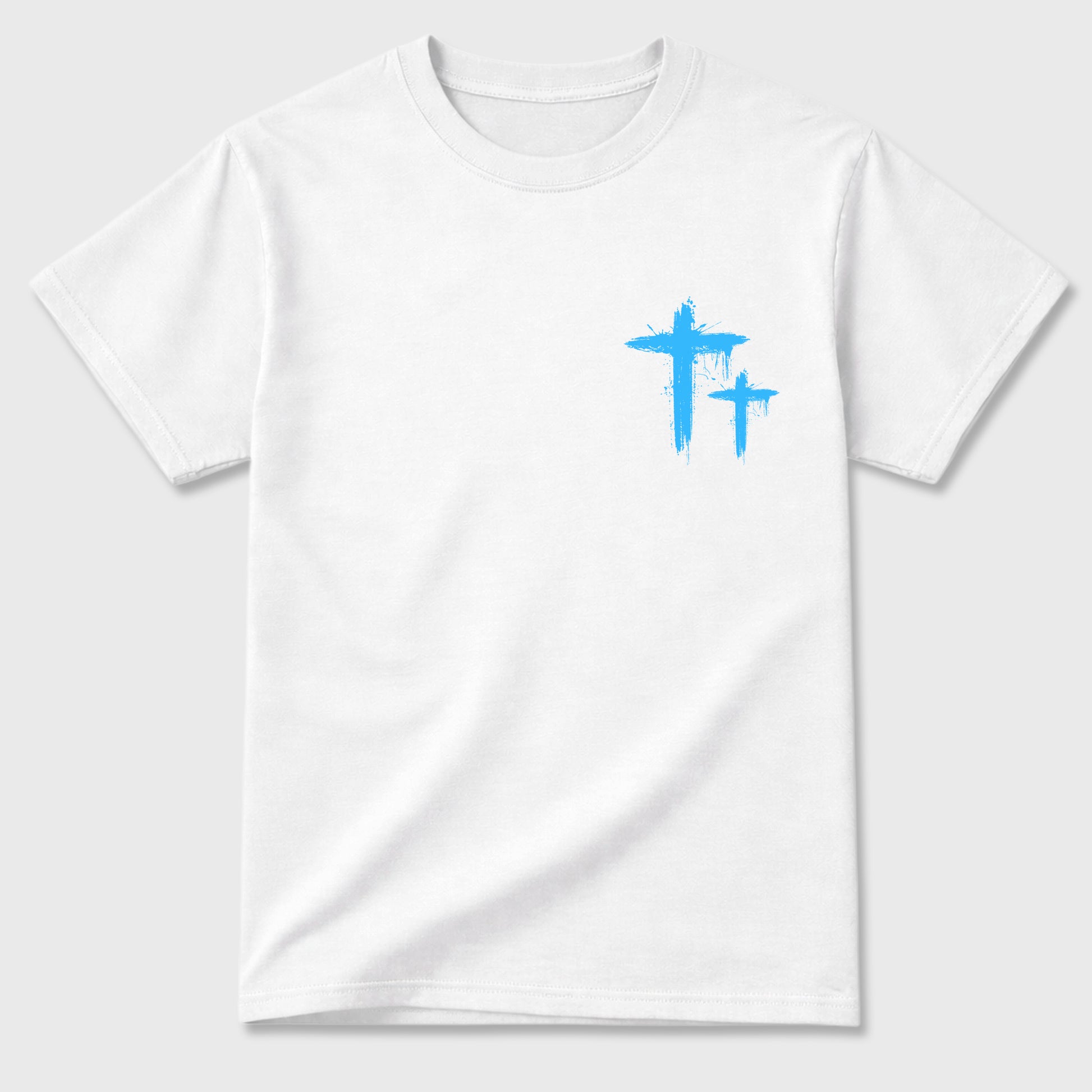 Only God Can Judge Me sneaker match t-shirt styled to complete your fit with the sneakers, Double side graphic tee. shown in White.