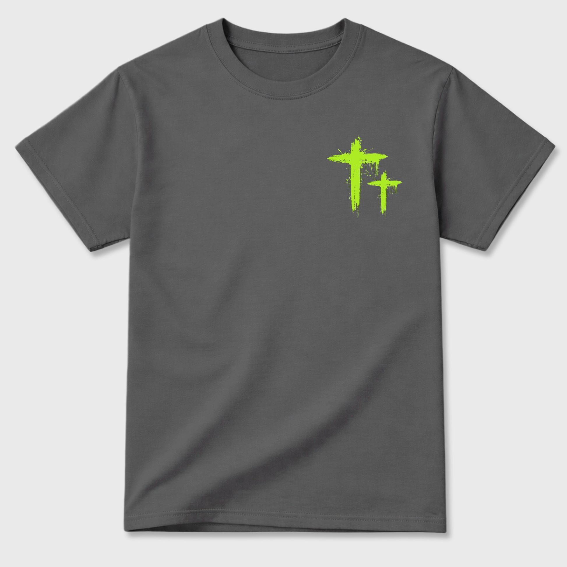Only God Can Judge Me sneaker match t-shirt styled to complete your fit with the Air Max 90 Neon Yellow sneakers, Front and Back Graphic Tee