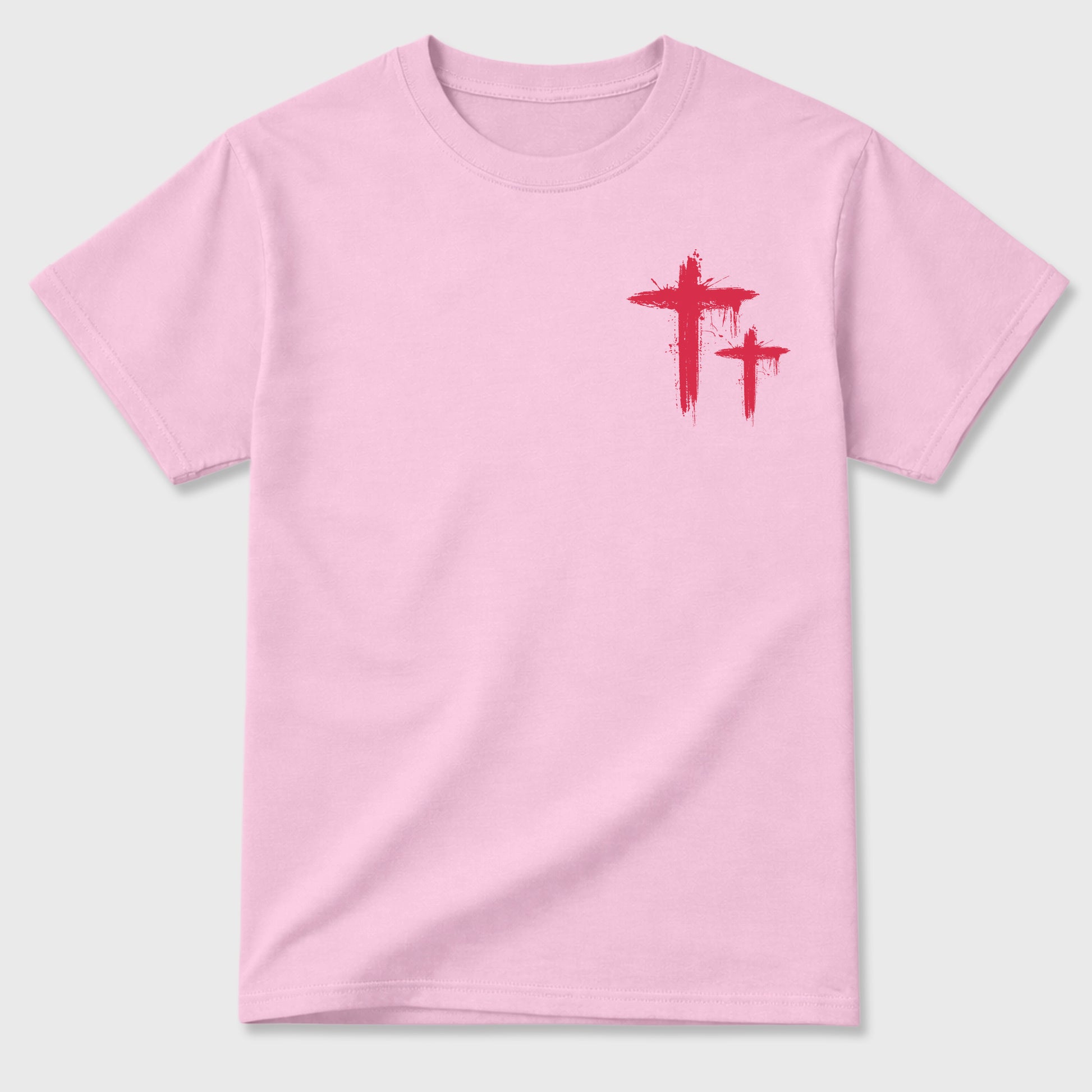 Only God Can Judge Me Graphic T-Shirt sneaker match tee designed for1s Travis Scott x Tropical Pink, featuring coordinated color options for a perfect streetwear match. Pink shirt.