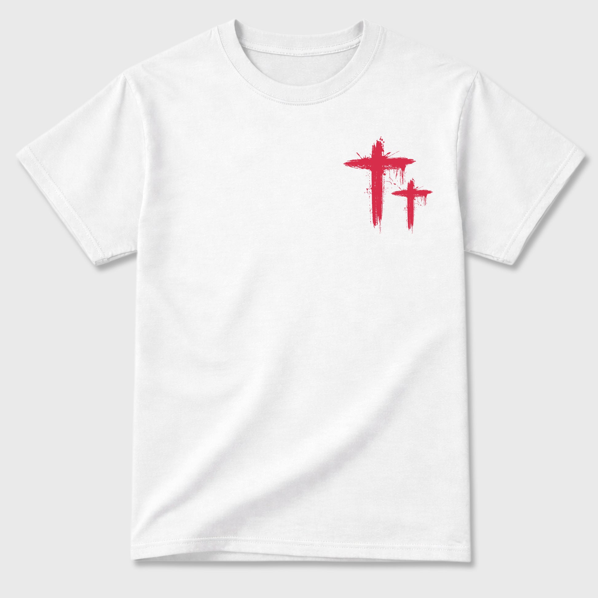 Only God Can Judge Me Graphic T-Shirt sneaker match tee designed for1s Travis Scott x Tropical Pink, featuring coordinated color options for a perfect streetwear match. White shirt.