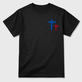Only God Can Judge Me sneaker match t-shirt styled to complete your fit with the sneakers, shown in Black.