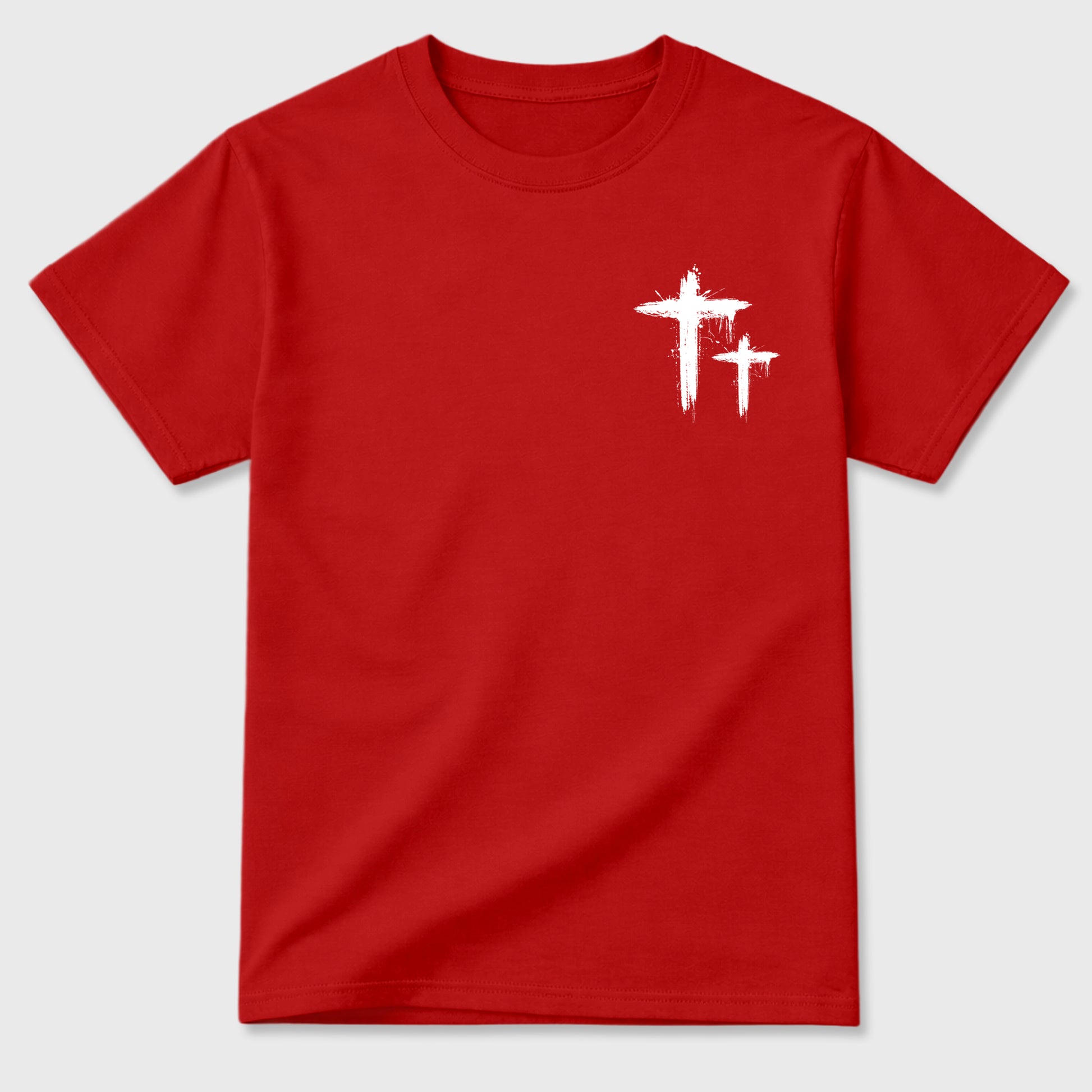 Only God Can Judge Me sneaker match t-shirt styled to complete your fit with the sneakers, shown in Red.