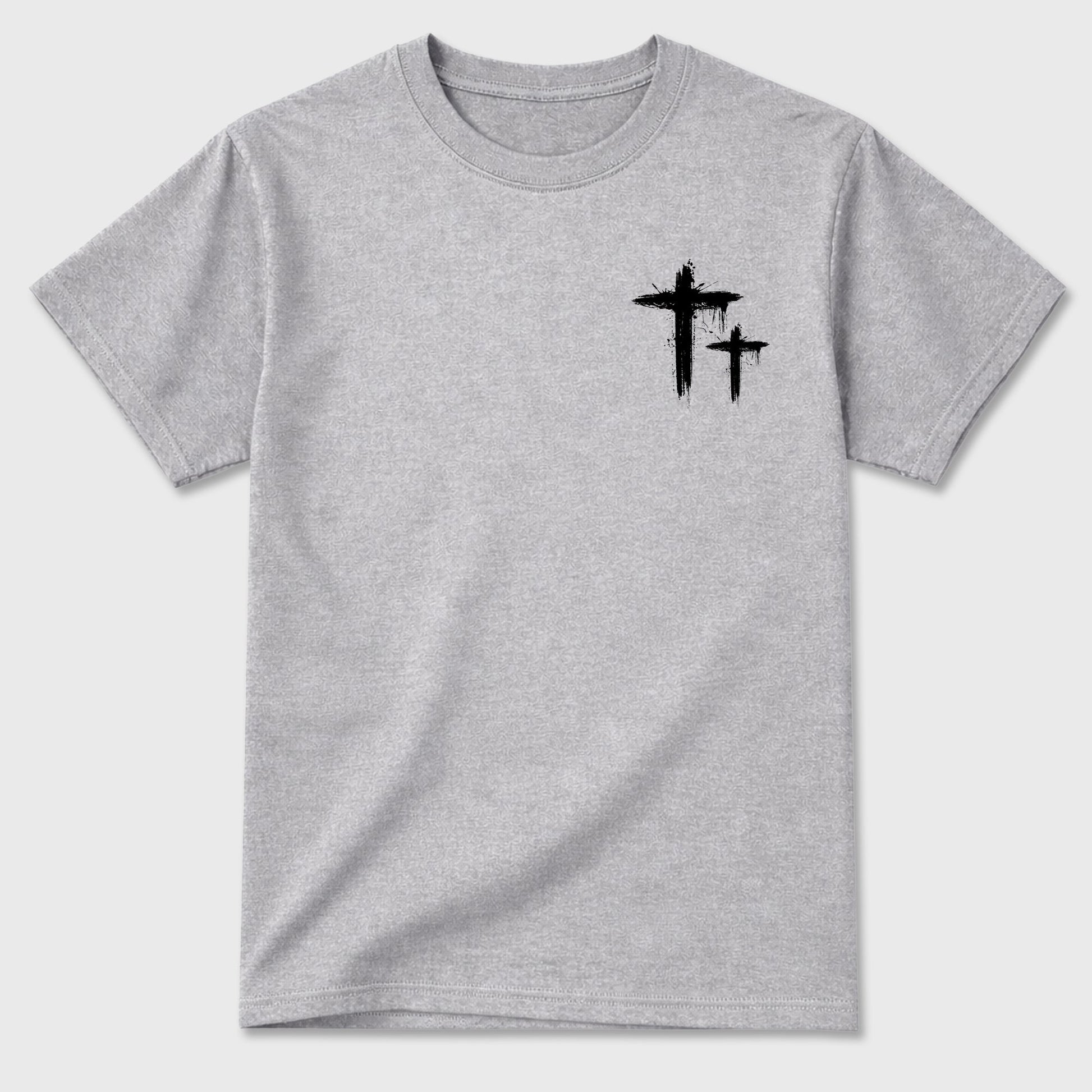 Only God Can Judge Me sneaker match t-shirt styled to complete your fit with the sneakers, shown in Heather Grey.