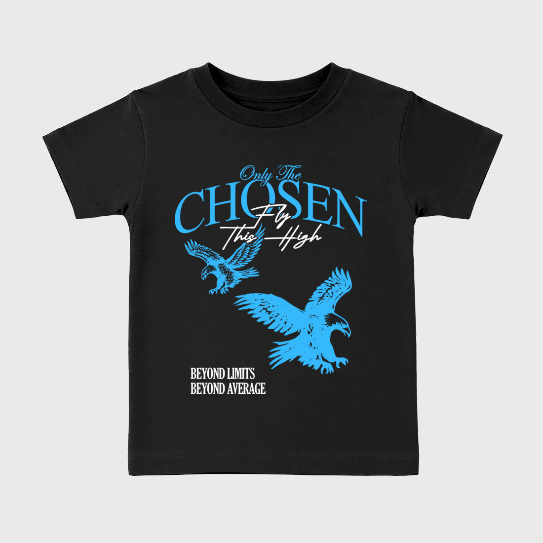 Best Sneakerfit Graphic Tee. Graphic Outfits. Sneaker Tees To Match Air Foamposite One University Blue Sneakers – Only The Chosen Fly This High Kids T-Shirt Black 2