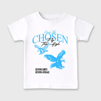 Best Sneakerfit Graphic Tee. Graphic Outfits. Sneaker Tees To Match Air Foamposite One University Blue Sneakers – Only The Chosen Fly This High Kids T-Shirt White 2
