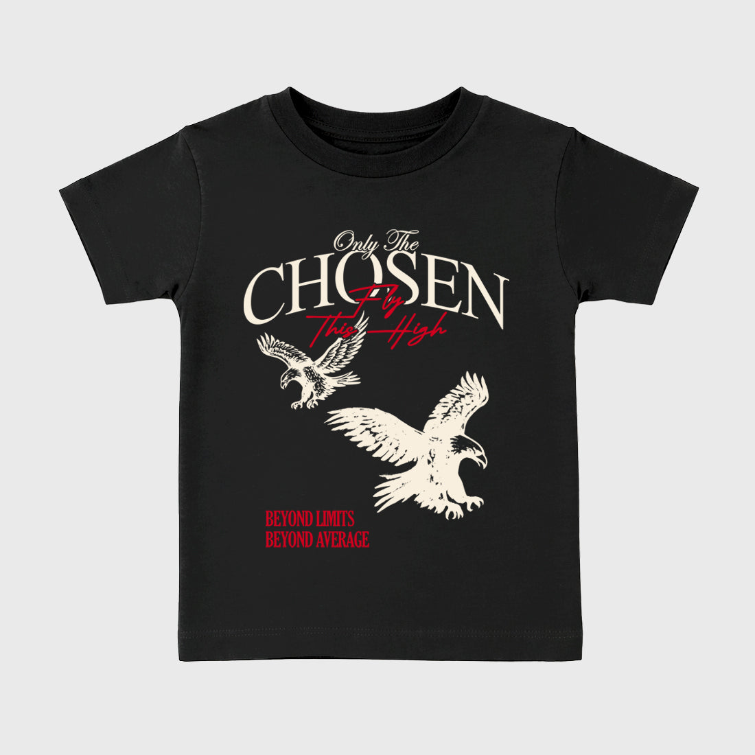 Sneaker match tees – Sneaker Tees To Match Air Jordan 1 Flight Club Shoes – Only The Chosen Fly This High Kids T-Shirt Black 2