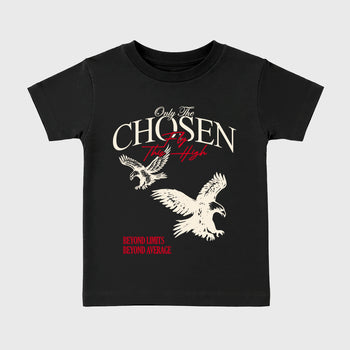 Sneaker match tees – Sneaker Tees To Match Air Jordan 1 Flight Club Shoes – Only The Chosen Fly This High Kids T-Shirt Black 2