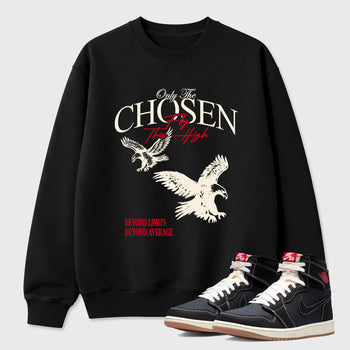 Sneaker match tees – Sneaker Tees To Match Air Jordan 1 Flight Club Shoes – Only The Chosen Fly This High Tee Black 1