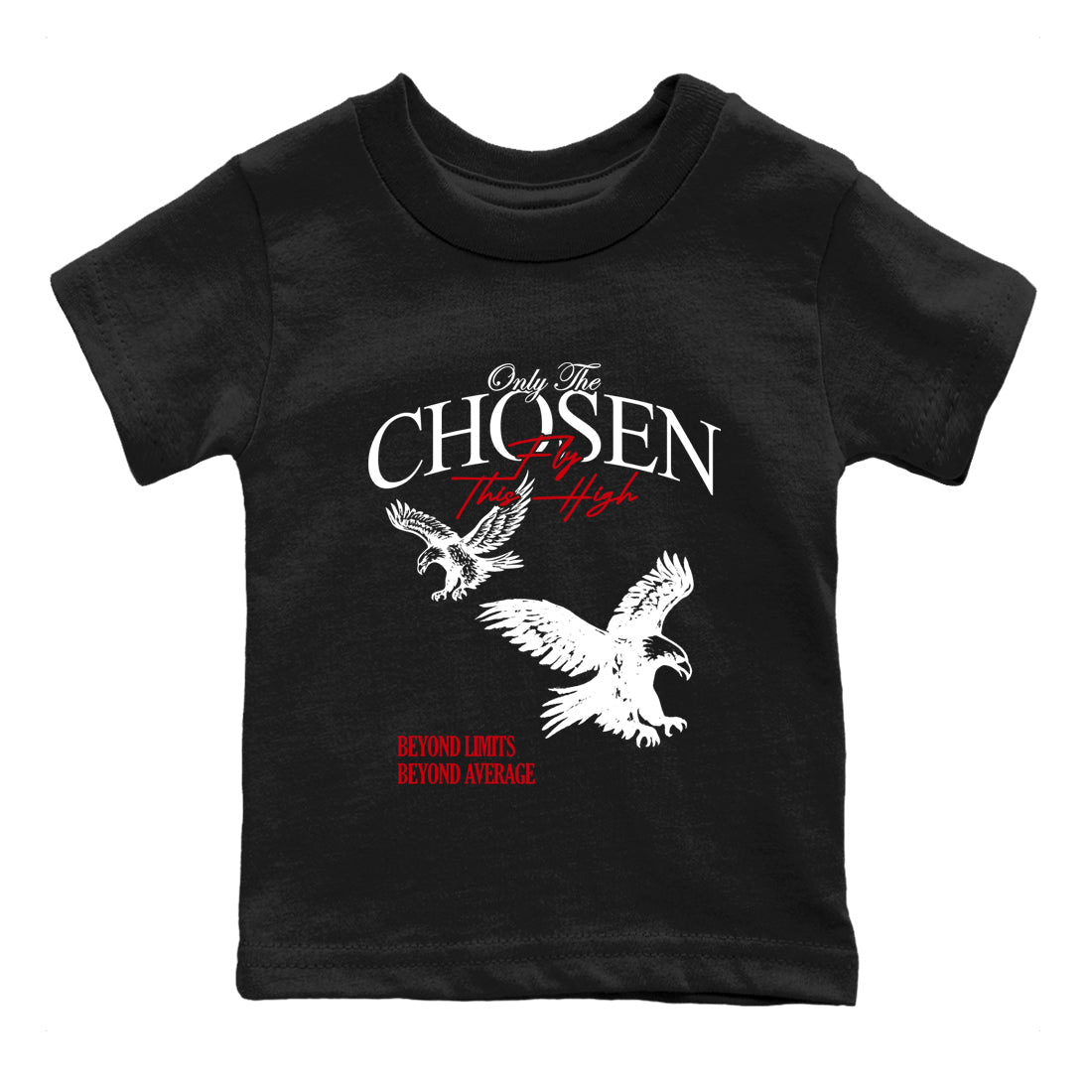 Best Sneakerfit graphic tee – Sneaker Tees To Match Air Jordan 1 Low Chicago Sneakers – Only The Chosen Fly This High Kids T-Shirt Black 2