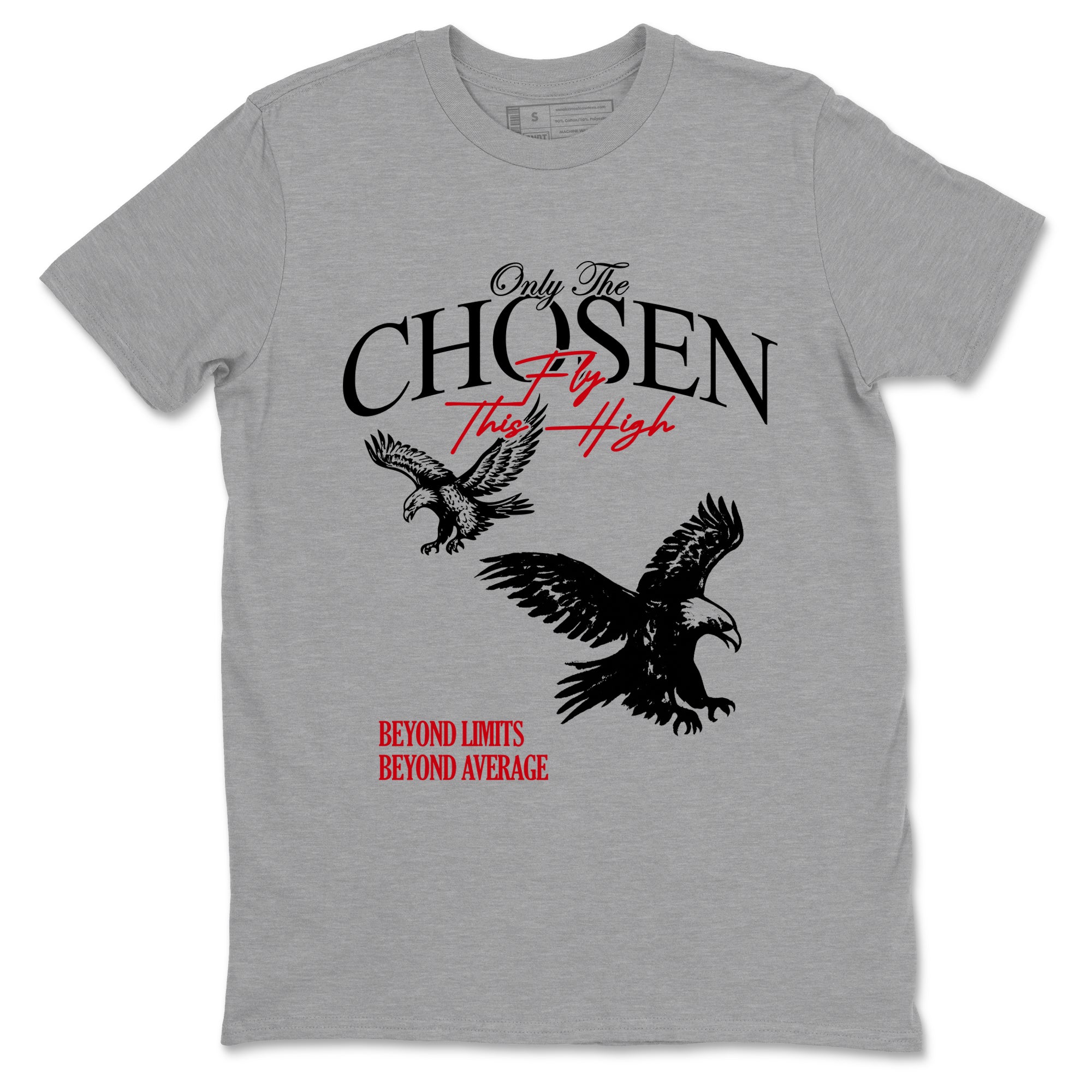 Best Sneakerfit graphic tee – Sneaker Tees To Match Air Jordan 1 Low Chicago Sneakers – Only The Chosen Fly This High Tee Heather Grey 2