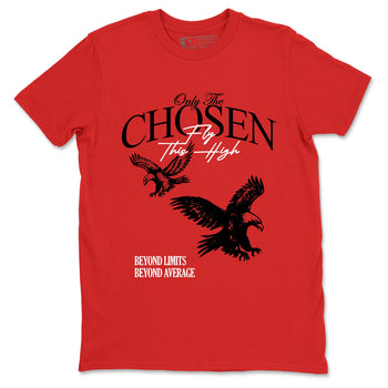 Best Sneakerfit graphic tee – Sneaker Tees To Match Air Jordan 1 Low Chicago Sneakers – Only The Chosen Fly This High Tee Red 2