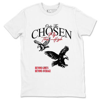 Best Sneakerfit graphic tee – Sneaker Tees To Match Air Jordan 1 Low Chicago Sneakers – Only The Chosen Fly This High Tee White 2