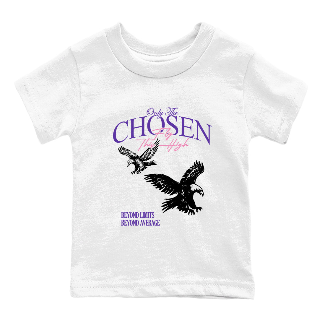 Sneaker match tees – Sneaker Tees To Match Air Jordan 11 Canyon Purple Shoes – Only The Chosen Fly This High Kids T-Shirt White 2