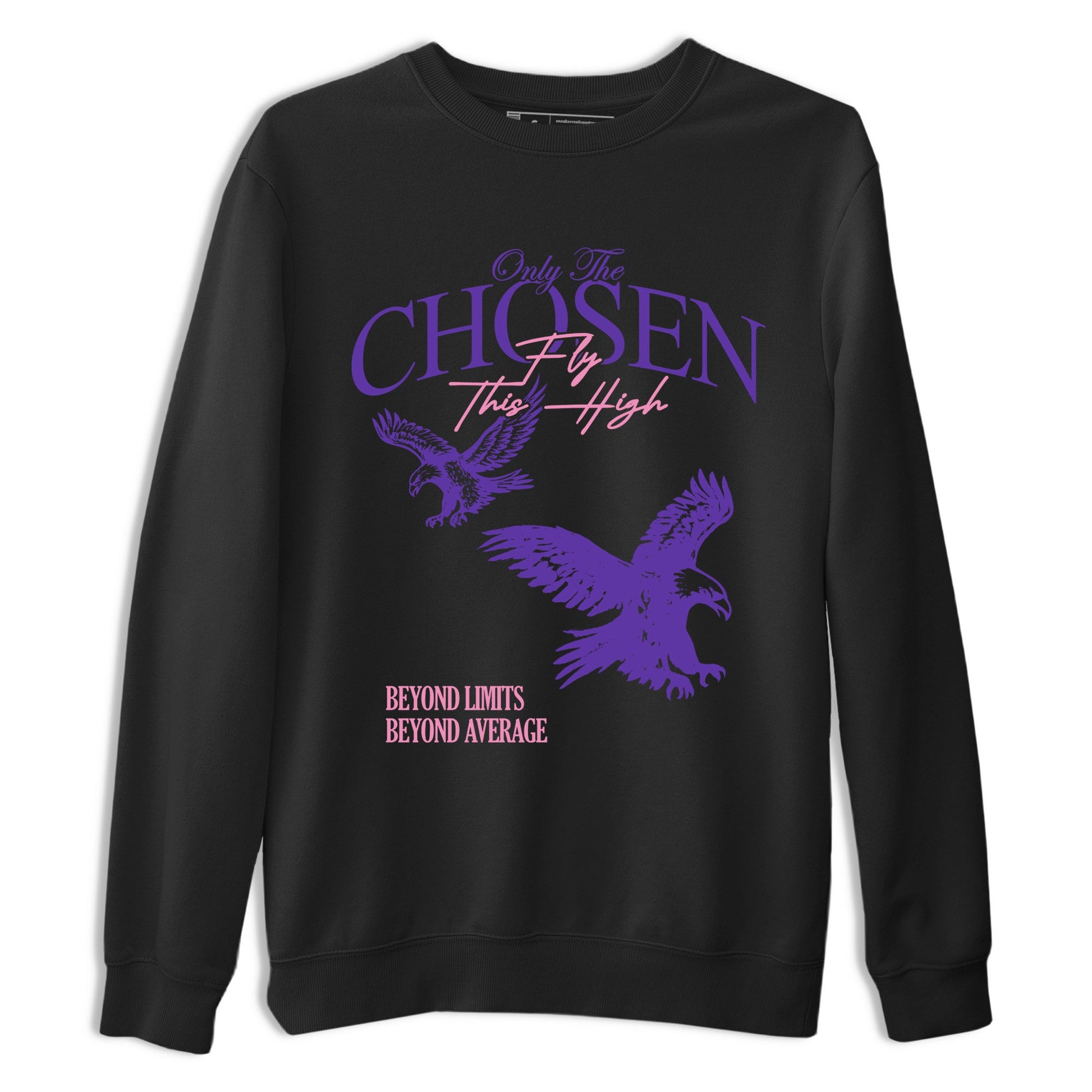 Sneaker match tees – Sneaker Tees To Match Air Jordan 11 Canyon Purple Shoes – Only The Chosen Fly This High Tee Black 2