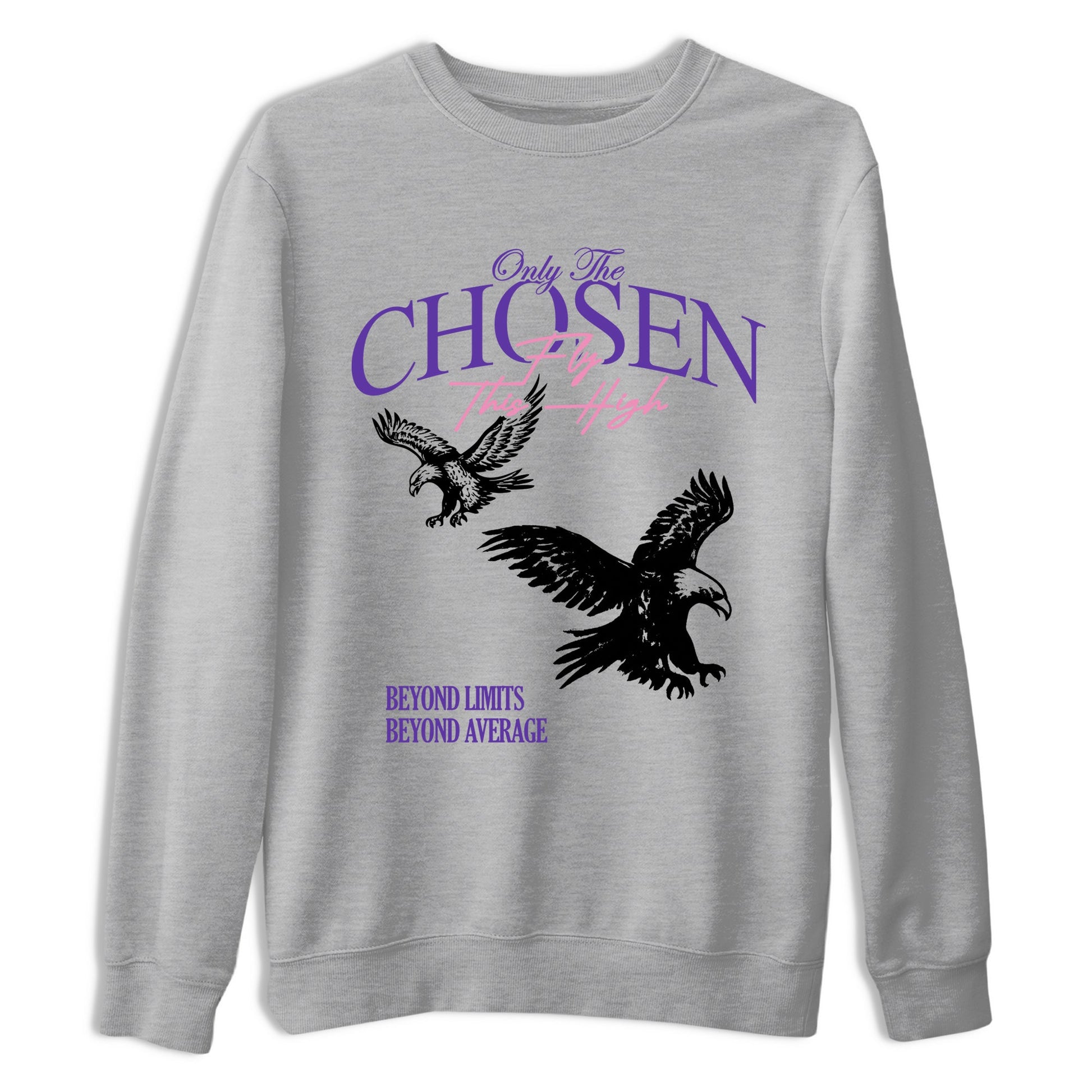 Sneaker match tees – Sneaker Tees To Match Air Jordan 11 Canyon Purple Shoes – Only The Chosen Fly This High Tee Heather Grey 2