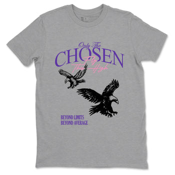 Sneaker match tees – Sneaker Tees To Match Air Jordan 11 Canyon Purple Shoes – Only The Chosen Fly This High Tee Heather Grey 2