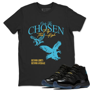 Best Sneakerfit graphic tee – Sneaker Tees To Match Air Jordan 11 Gamma Sneakers – Only The Chosen Fly This High Tee Black 1