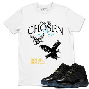 Best Sneakerfit graphic tee – Sneaker Tees To Match Air Jordan 11 Gamma Sneakers – Only The Chosen Fly This High Tee White 1