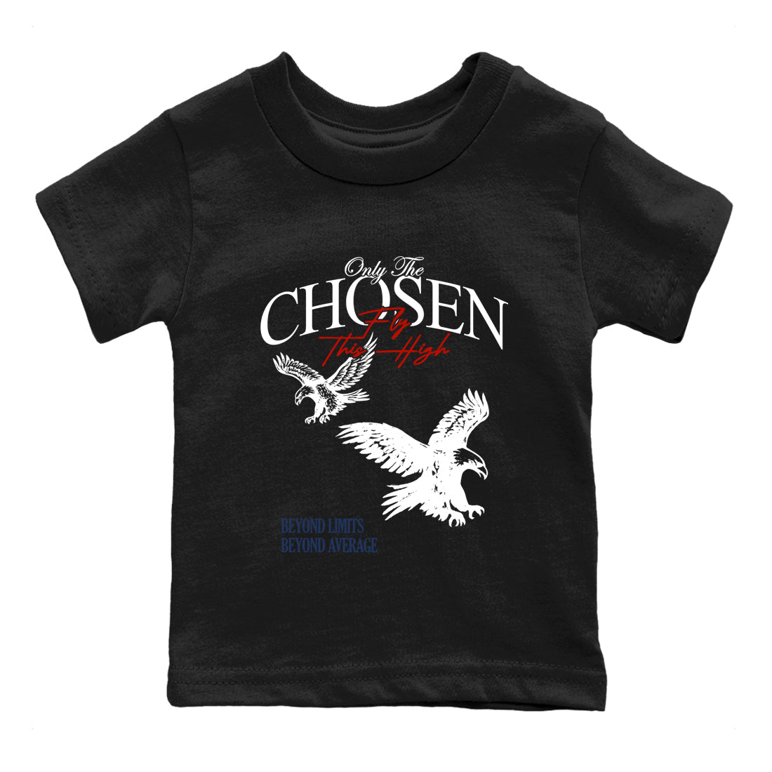 Sneaker match tees – Sneaker Tees To Match Air Jordan 11 Rare Air Shoes – Only The Chosen Fly This High Kids T-Shirt Black 2