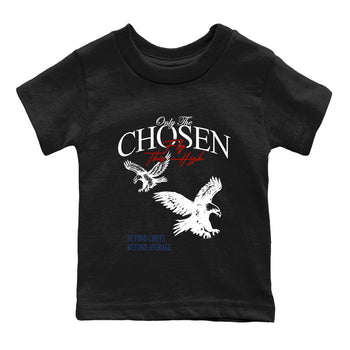 Sneaker match tees – Sneaker Tees To Match Air Jordan 11 Rare Air Shoes – Only The Chosen Fly This High Kids T-Shirt Black 2