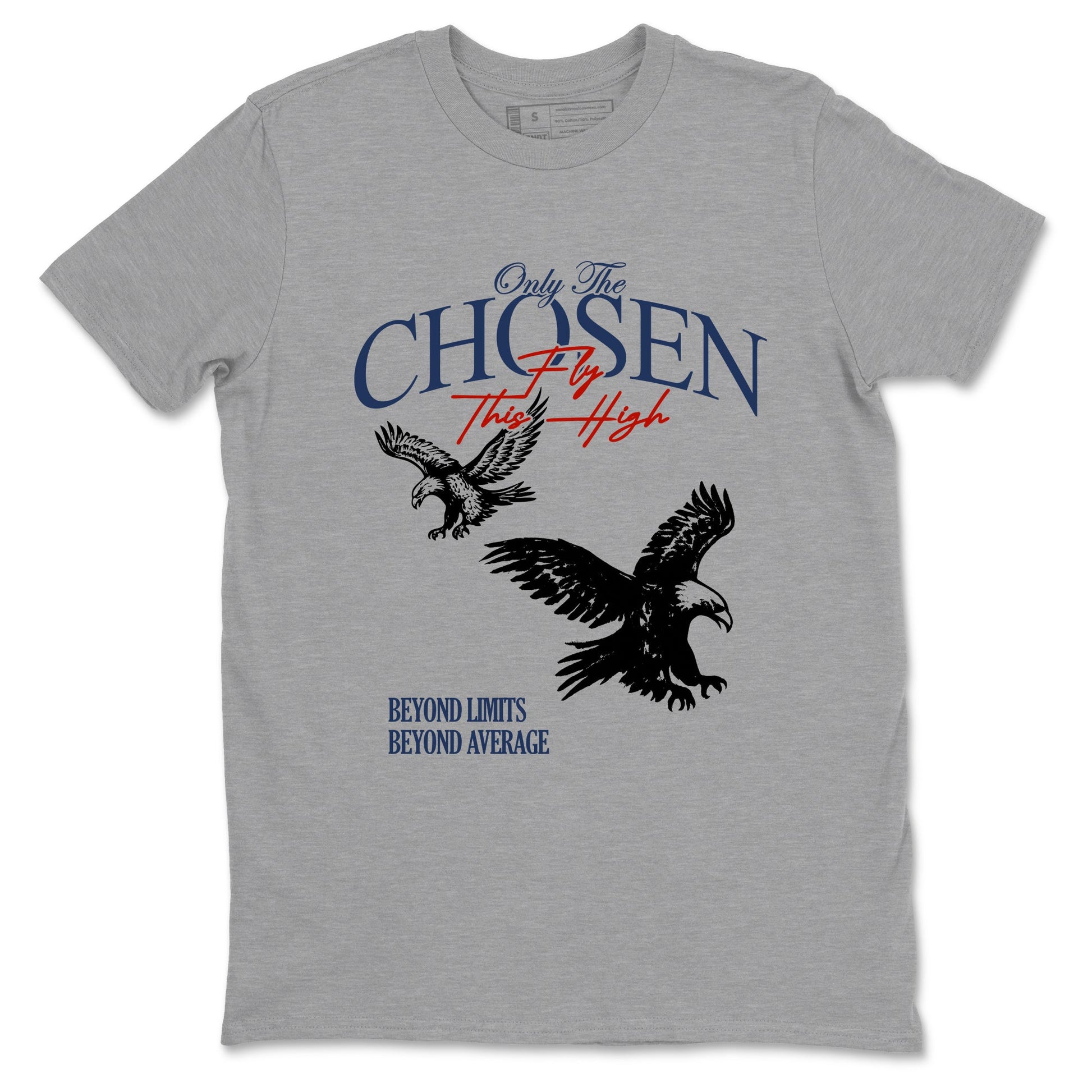 Sneaker match tees – Sneaker Tees To Match Air Jordan 11 Rare Air Shoes – Only The Chosen Fly This High Tee Heather Grey 2