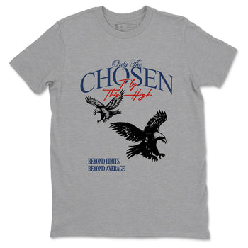 Sneaker match tees – Sneaker Tees To Match Air Jordan 11 Rare Air Shoes – Only The Chosen Fly This High Tee Heather Grey 2